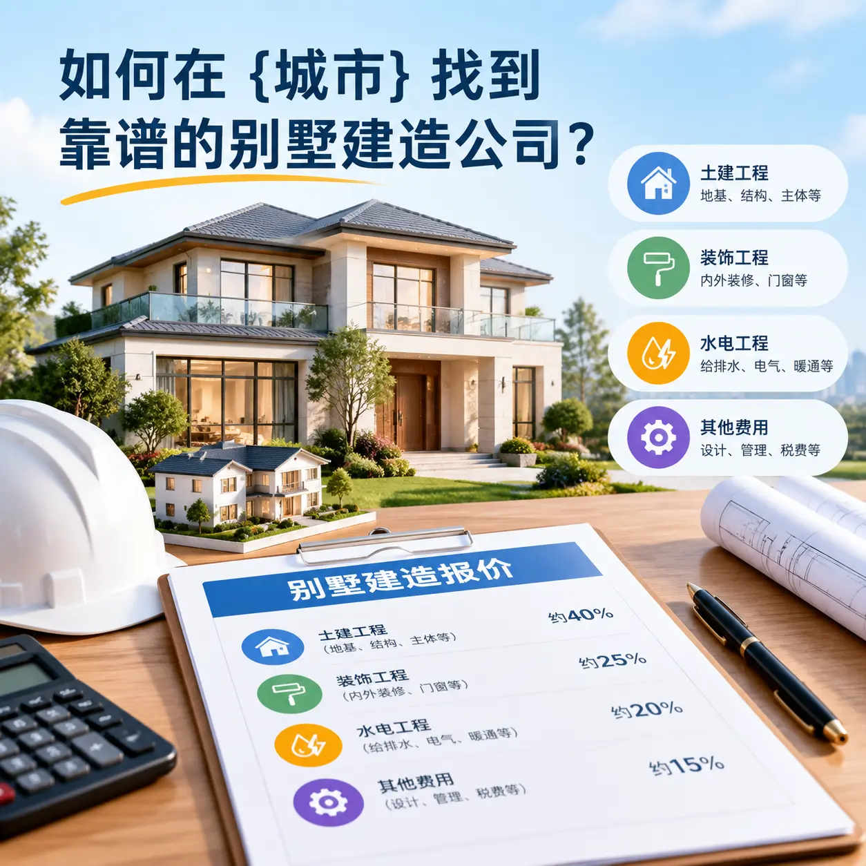 如何在 乌当 找到靠谱的别墅建造公司?