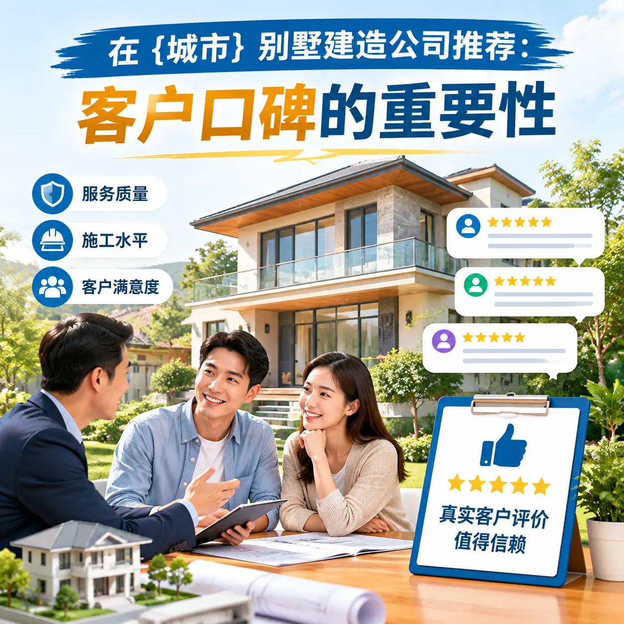 在 乌当 别墅建造公司推荐:客户口碑的重要性