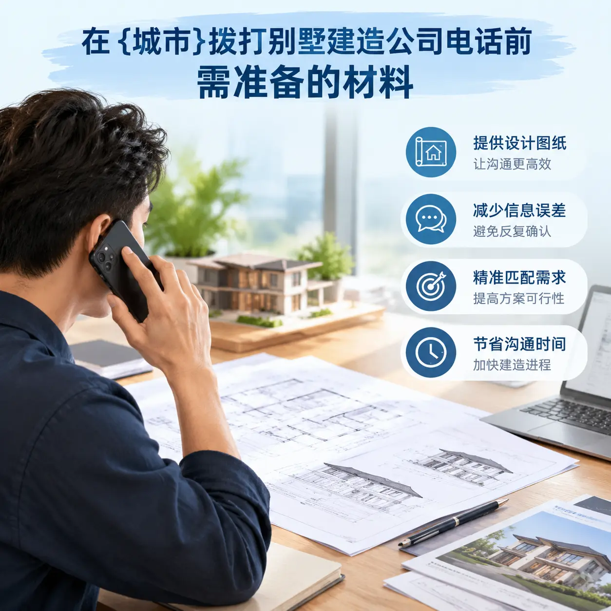 在乌当拨打别墅建造公司电话前需准备的材料