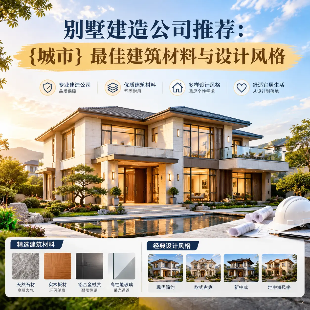 别墅建造公司推荐: 乌当 最佳建筑材料与设计风格
