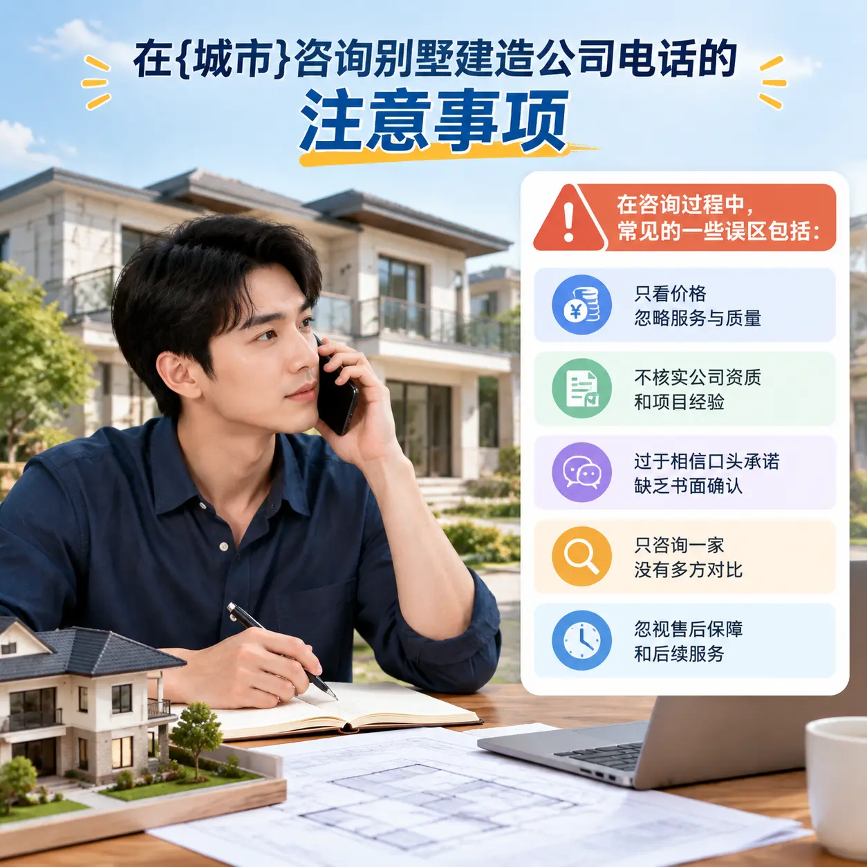 在乌当咨询别墅建造公司电话的注意事项
