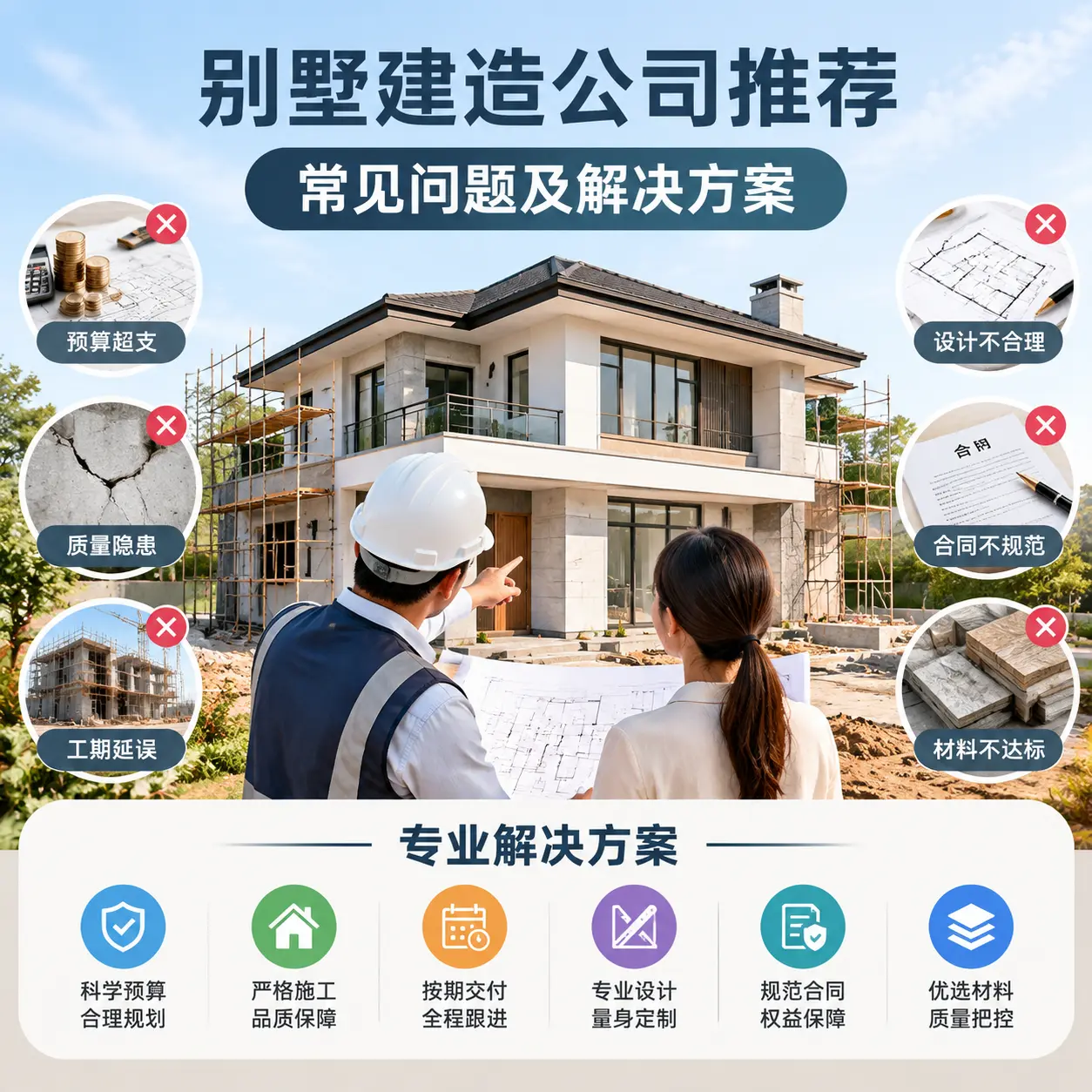 别墅建造公司推荐:常见问题及解决方案