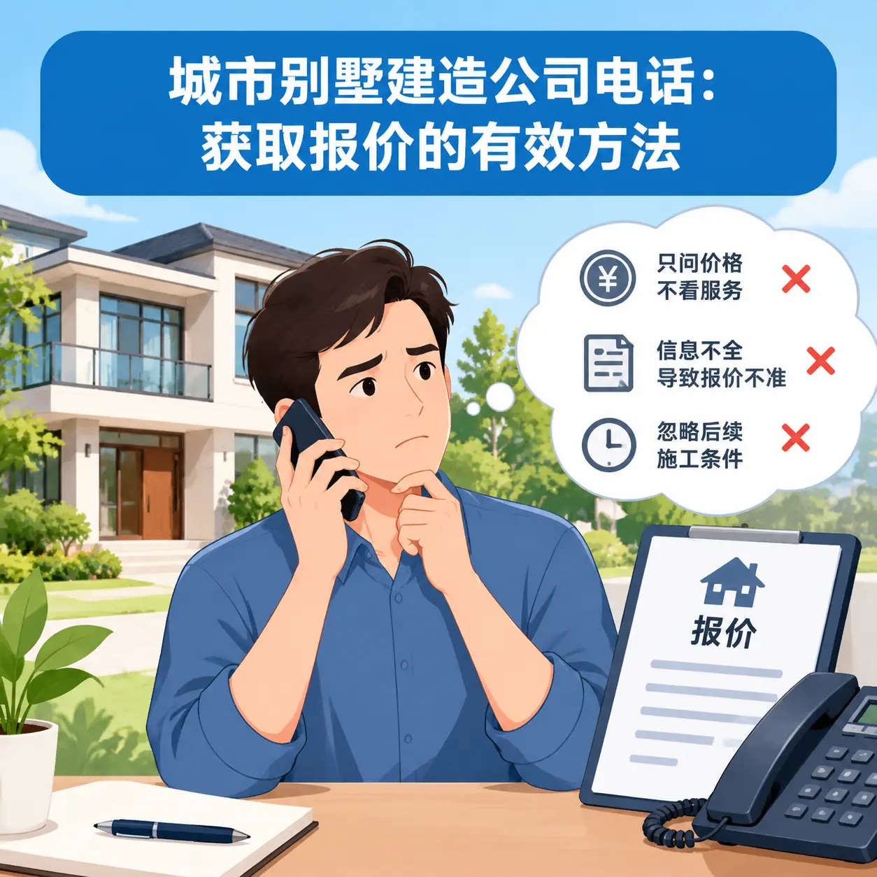 乌当别墅建造公司电话:获取报价的有效方法