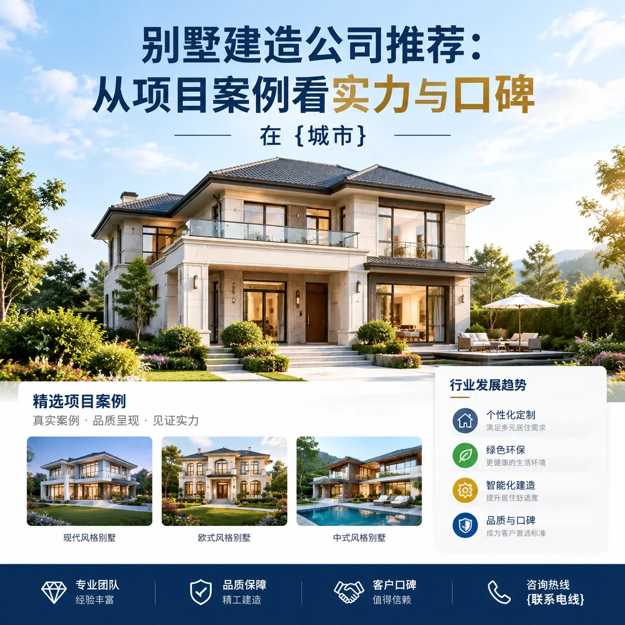 别墅建造公司推荐:从项目案例看实力与口碑在 乌当